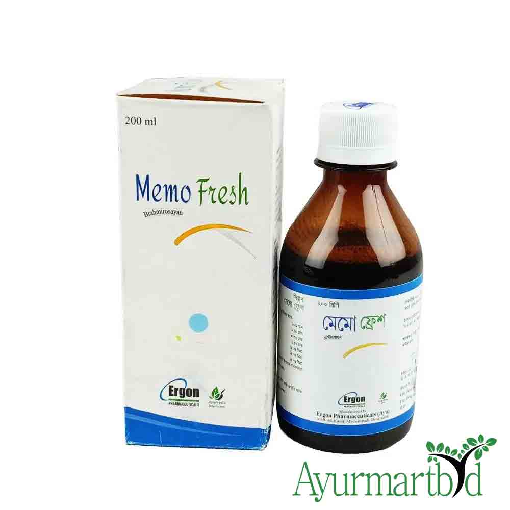Memofresh 200ml Syrup for Brain & Nerves | AyurMartBD