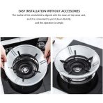 Energy Saving Gas Stove Cover High Efficiency Windproof Disk Windshield Bracket Flame Cap Cover