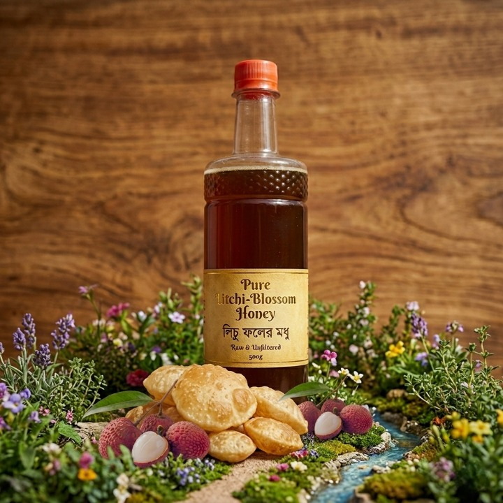 Litchi Flower Honey / লিচু ফুলের মধু 1 kg