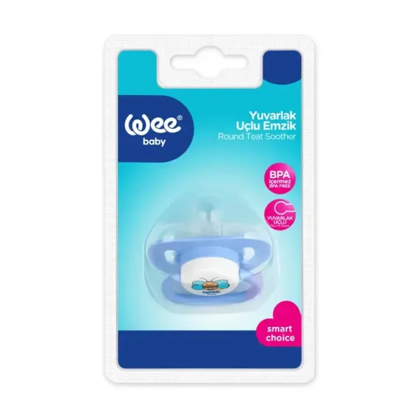 Wee Baby Oval Body Round Teat Soother
