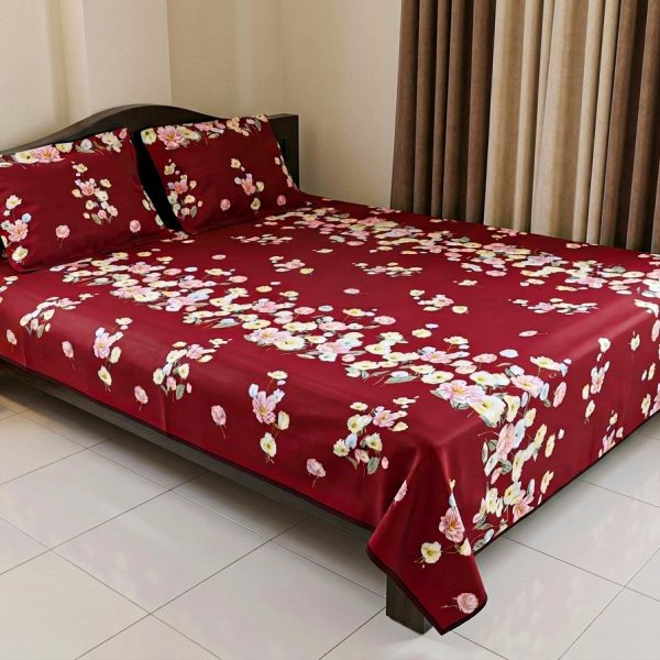 King Size Full cotton fabric Panel Bedsheet