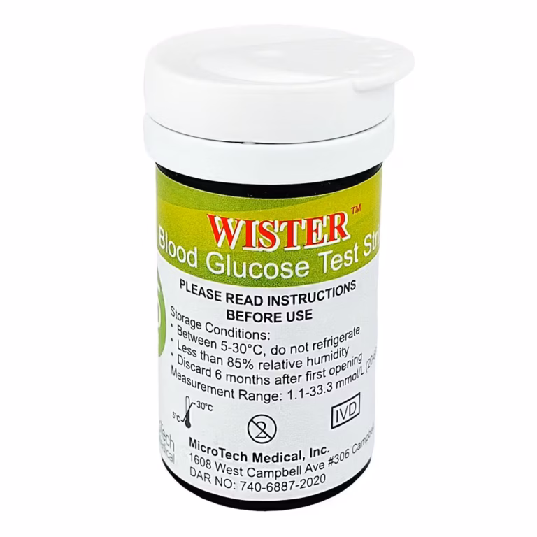 Wister Blood Glucose Strip 25's Pack