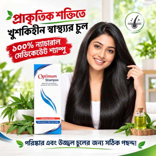 ন্যাচারাল মেডিকেডেট শেম্পু